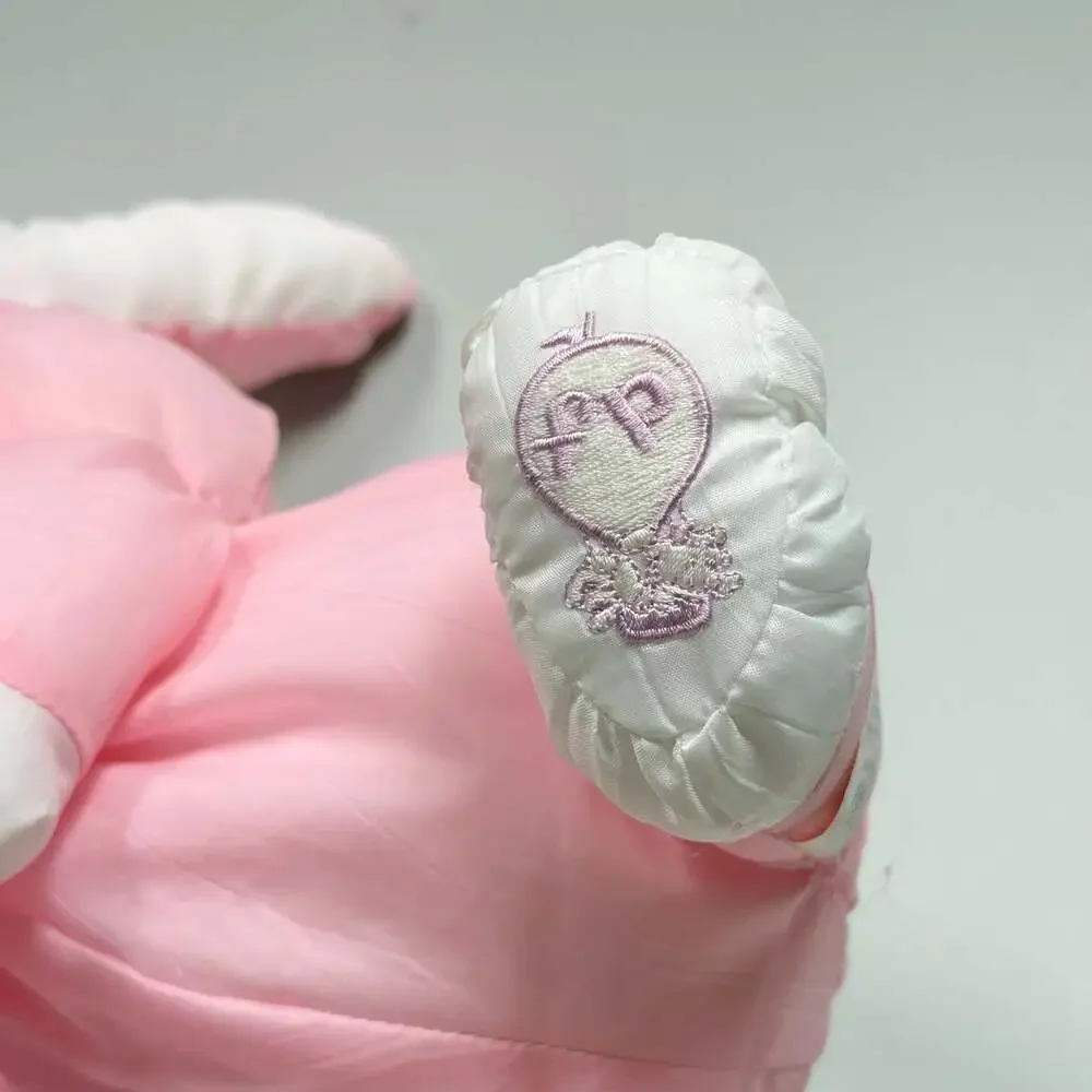 Vintage 1988 Fisher Price Puffalump Pink Bunny Rabbit Easter Egg Plush 8026 80s